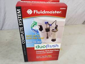 lot 87 image: New Fluidmaster Duo Flush Conversion System