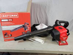 lot 90 image: Craftsman Gas Powered Lawn Blower