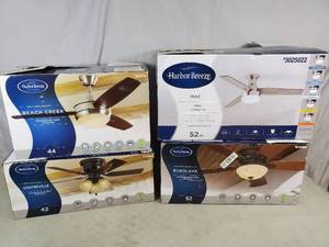 lot 91 image: 4 Ceiling Fans - Customer Returns, Conditions Vary