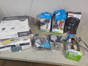 lot 119 image: Customer Return Shower Heads, Sprayers, Toilets Seats