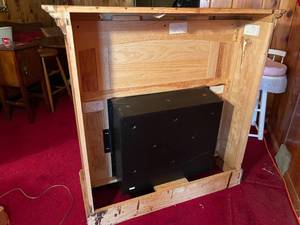 lot 64 image: Wooden Decorative Fireplace