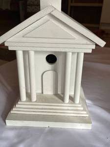 lot 81 image: Hand Made Pillared Steeple Birdhouse