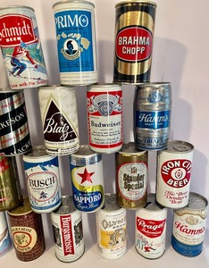 lot 158 image: Vintage Beer Cans