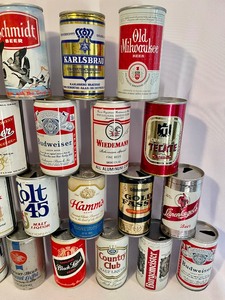 lot 168 image: Vintage Beer Cans