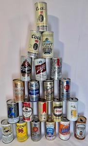 lot 173 image: Vintage Beer Cans