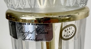 lot 218 image: Crystal Clear Industries of Hungary Lamp