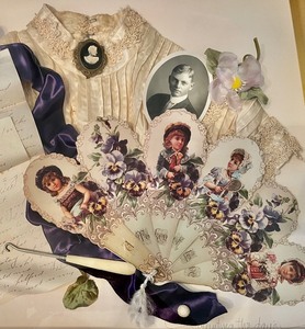 lot 220 image: Counting the Days Shadow Box by Roxie Dalton