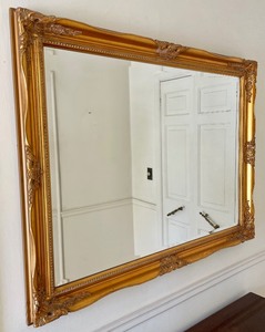 lot 233 image: Gold Framed Mirror