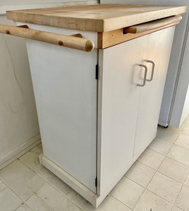 lot 243 image: Butcher Block Top Table