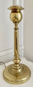 lot 244 image: Tall Lamp with a Brass Base