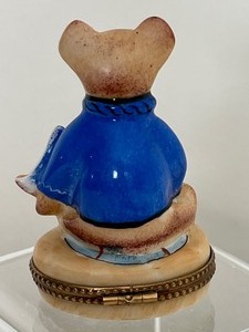 lot 95 image: Limoges Trinket Box Dubarry Teddy
