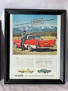 lot 252 image: 2 Vintage Framed Art Pieces