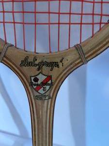 lot 276 image: Vintage Wooden Tennis Rackets