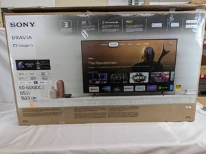 lot 3 image: SONY BRAVIA 65 TV (KD-65X80C J) OPEN BOX