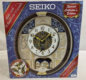 lot 24 image: Seiko Melodies in Motion Clock 2021