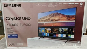 lot 4 image: Samsung 58 Class TU700D-Series Crystal Ultra HD 4K Smart TV