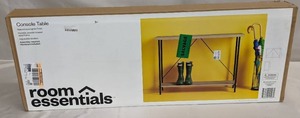 lot 15 image: Wood and Metal Console Table - Room Essentials