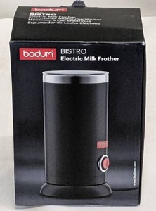 lot 49 image: Bodum Electric Milk Frother  Black