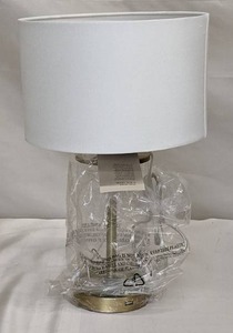 lot 81 image: Fillable Accent with USB Table Lamp Brass - Project 62