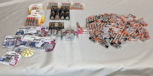 lot 92 image: Battery Lot (AAA,AA,C,D,9V, CR2 AND MORE)
