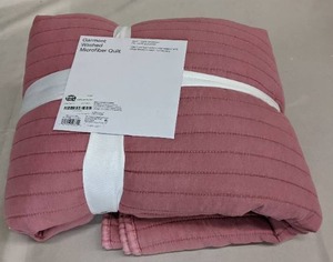 lot 102 image: Garment Washed Microfiber Quilt - Room Essentials