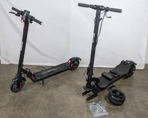 lot 142 image: Set of 2 Scooter Glare Wheel Power Scooter & Microgo Scooter