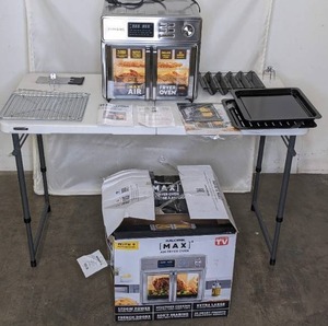 lot 151 image: Kalorik MAXX 26 Quart Digital Air Fryer Oven AFO 46045 SS