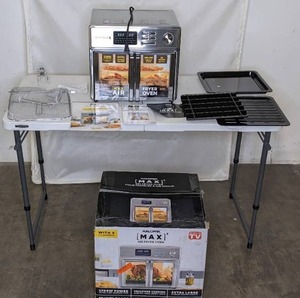 lot 149 image: Kalorik MAXX 26 Quart Digital Air Fryer Oven AFO 46045 SS