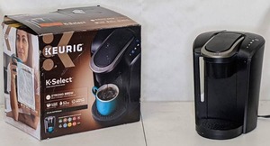 lot 163 image: Keurig K-Select Single Serve, K-Cup Pod Coffee Maker, Matte Black