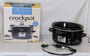 lot 167 image: Crockpot 7-qt. Countdown Cook & Carry Slow Cooker