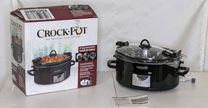lot 165 image: Crockpot 7-qt. Countdown Cook & Carry Slow Cooker