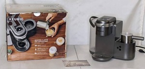 lot 176 image: Keurig K-Cafe Special Edition Single-Serve K-Cup Pod Coffee, Latte and Cappuccino Maker - Nickel