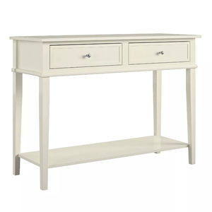 lot 198 image: Franklin Modern White Console Table