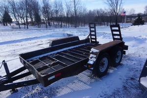 1998 Felling 12 Tandem Axle Equipment Trailer
