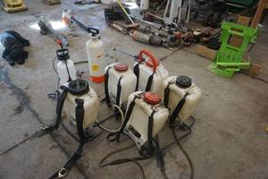 Large Lot of Back Pack Sprayers
