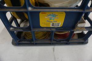 Lot of Electrical Cord Reels and Electrical Wiring