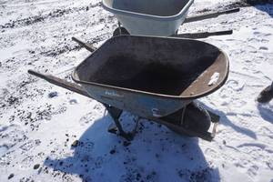 Jackson Brand Metal Wheel Barrel