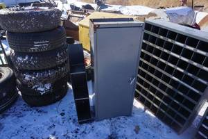 Metal Parts Storage Bin Cabinet With Vertical Storage Units
