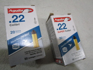 Ammo Aquila 22cal