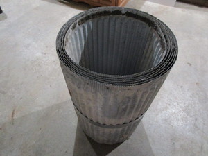 Vintage Corrugated Tin Roll