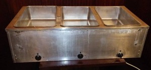 3 compartment food warmer  heater - working