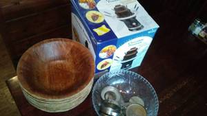 Chocolate Fountain Base, Bowls & more