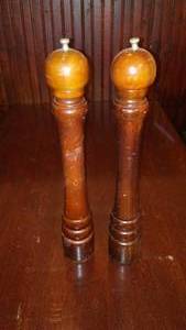 Vintage Wood Salt & pepper
