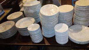White dinner ware by World. HUGE LOT