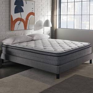 lot 206 image: SLEEPINC. 12 Inch Euro Top Hybrid Mattress, Bed in a Box, Medium Feel, Full, S70512 - NEW