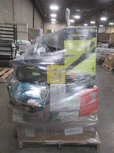 lot 205 image: MIXED PALLET (47 Pieces) OF TOOLS, ELECTRONICS AND HOME GOODS - RETAIL VALUE $7,251.10