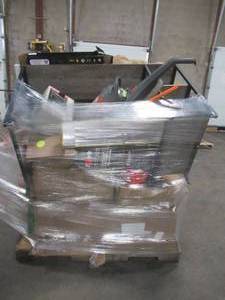 lot 132 image: MIXED PALLET (41 Pieces) OF FURNITURE, TOOLS, HOME DECOR, SUMP PUMPS AND MORE - RETAIL VALUE $4,203.29