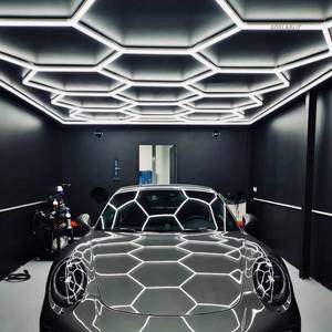 lot 212 image: Goslarlit Hexagrid workshop Hexagonal Grid LED light Model ST1028