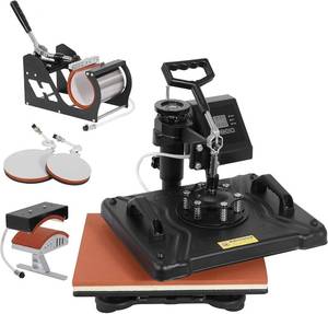 lot 215 image: Answer E Pro Combo 5 in 1 Heat Press Machine Model MK-HT06 ( Missing Baking Coaster, Not Tested)