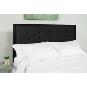 lot 136 image: Flash Furniture Bristol Metal Tufted Upholstered Queen Size Headboard in Black Fabric, HGHB1725QBK.